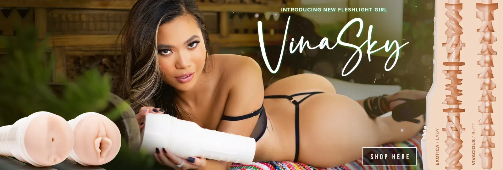 Image for Fleshlight Vina Sky - Vivacious - Butt Orifice